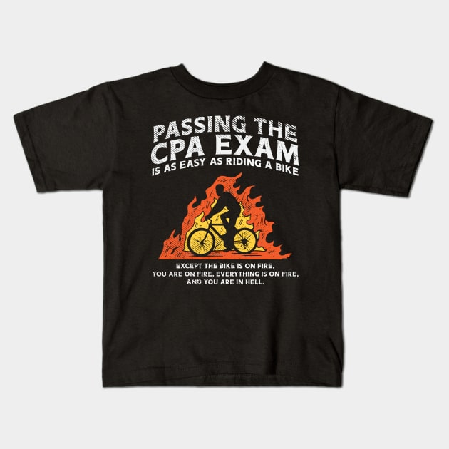 Cpa Exam Kids T-Shirt by maxdax